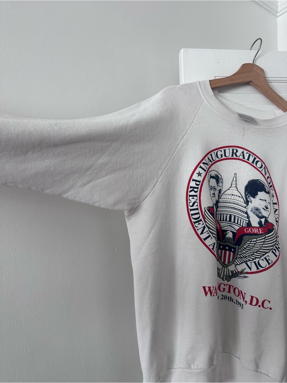 Vintage 1993 Clinton/Gore Presidential Inauguration Crewneck | XL - Picture 4 of 7